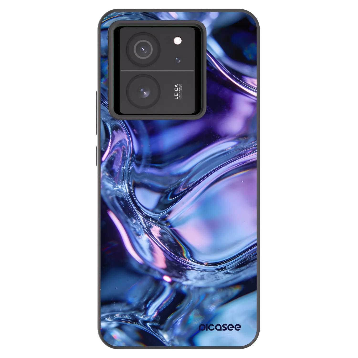 Picasee fekete szilikon tok az alábbi mobiltelefonokra Xiaomi 13T Pro - Iris liquid