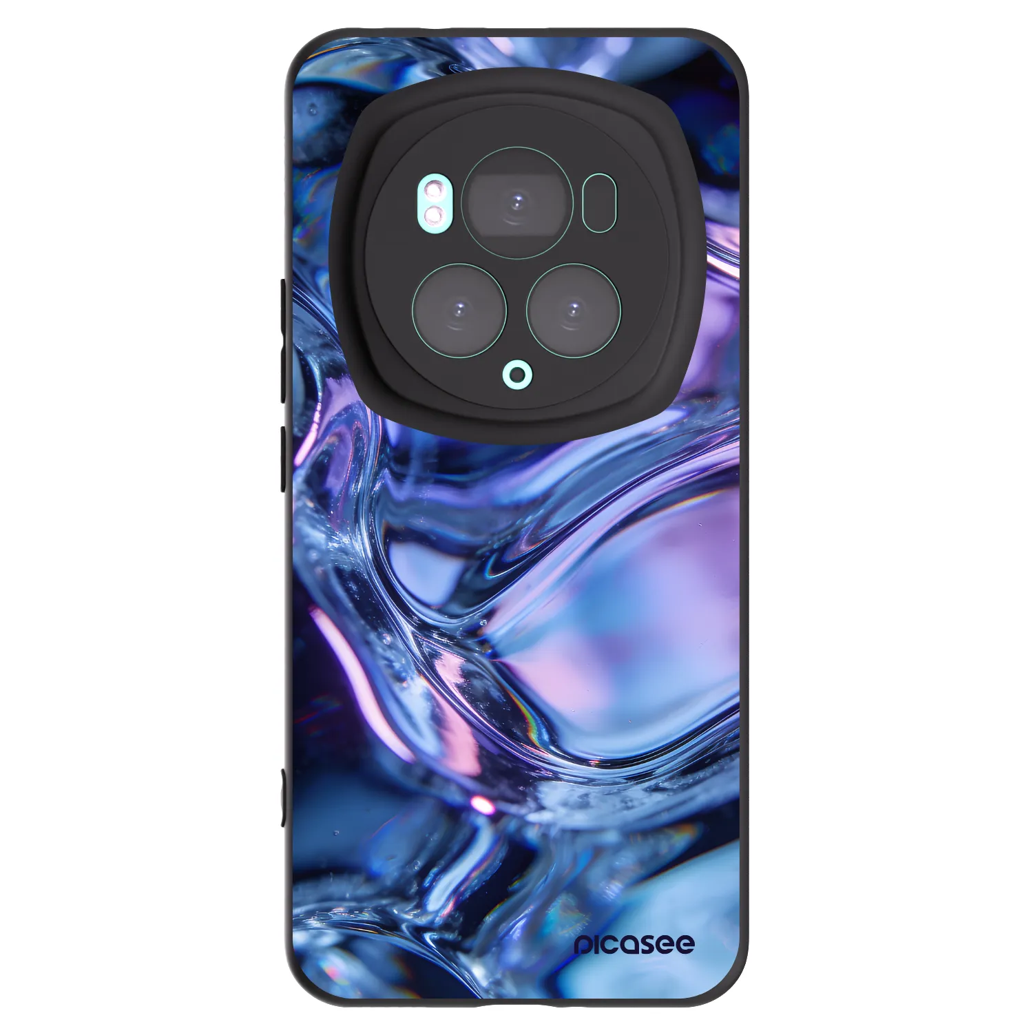Picasee fekete szilikon tok az alábbi mobiltelefonokra Honor Magic6 Pro - Iris liquid