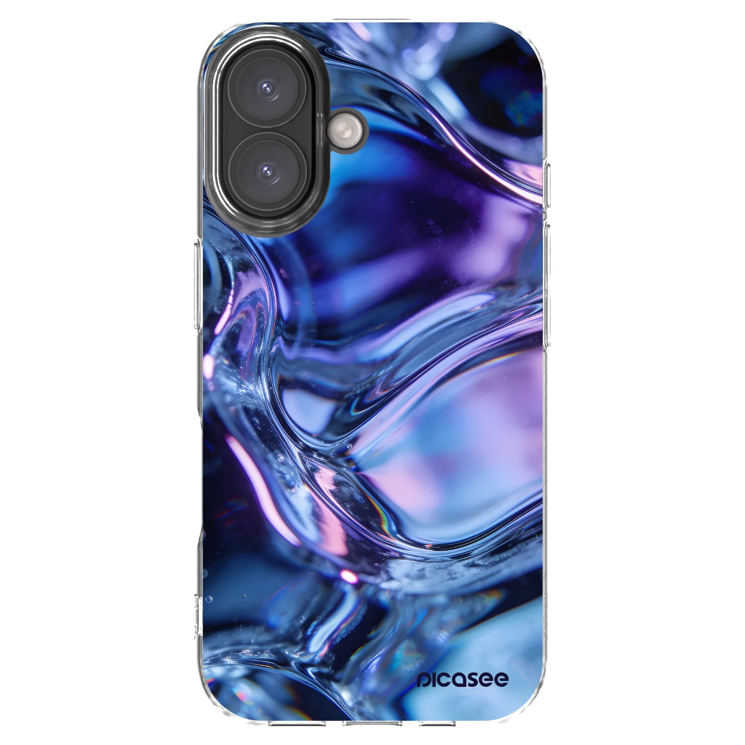 Picasee átlátszó szilikon tok az alábbi mobiltelefonokra Apple iPhone 16 - Iris liquid
