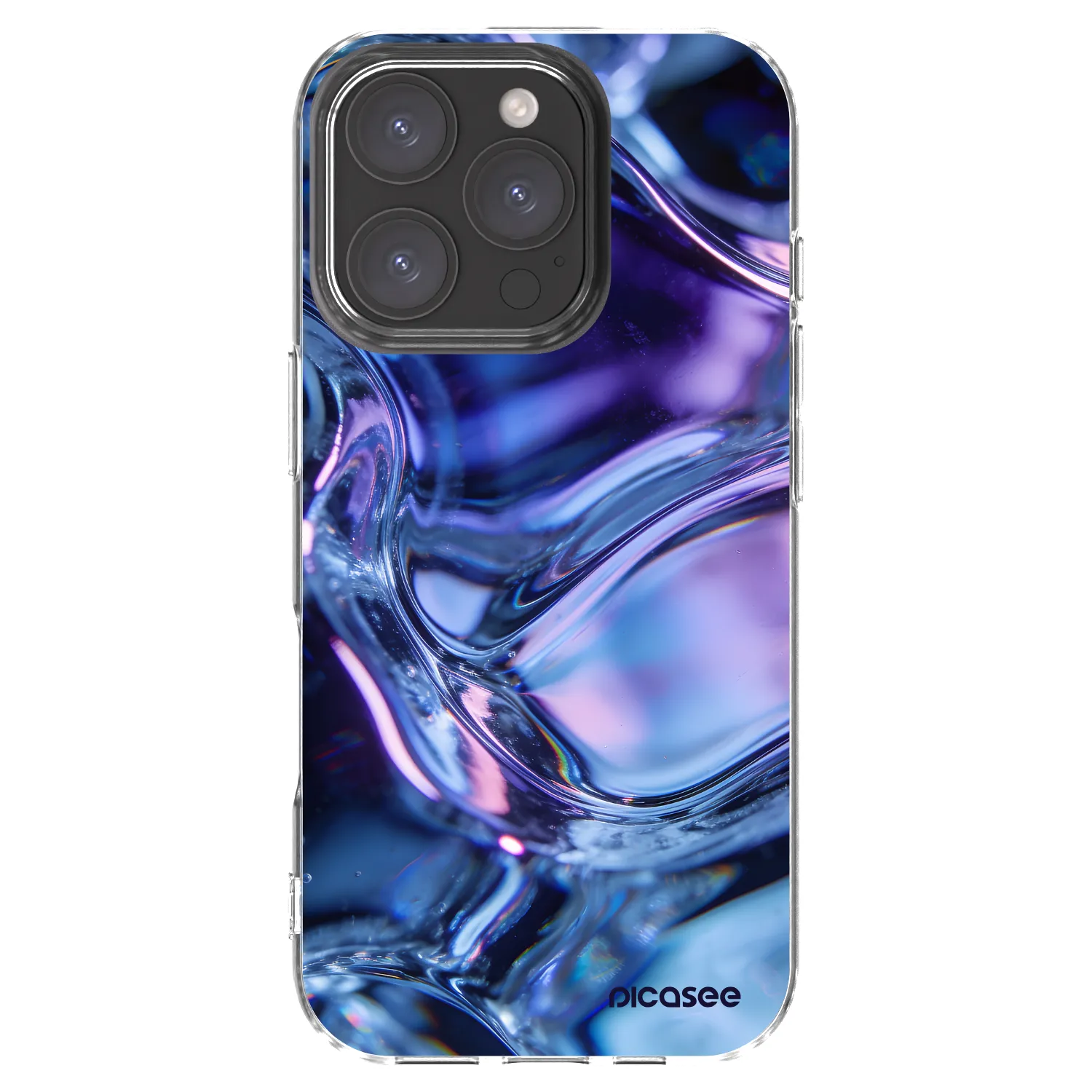 Picasee átlátszó szilikon tok az alábbi mobiltelefonokra Apple iPhone 16 Pro - Iris liquid
