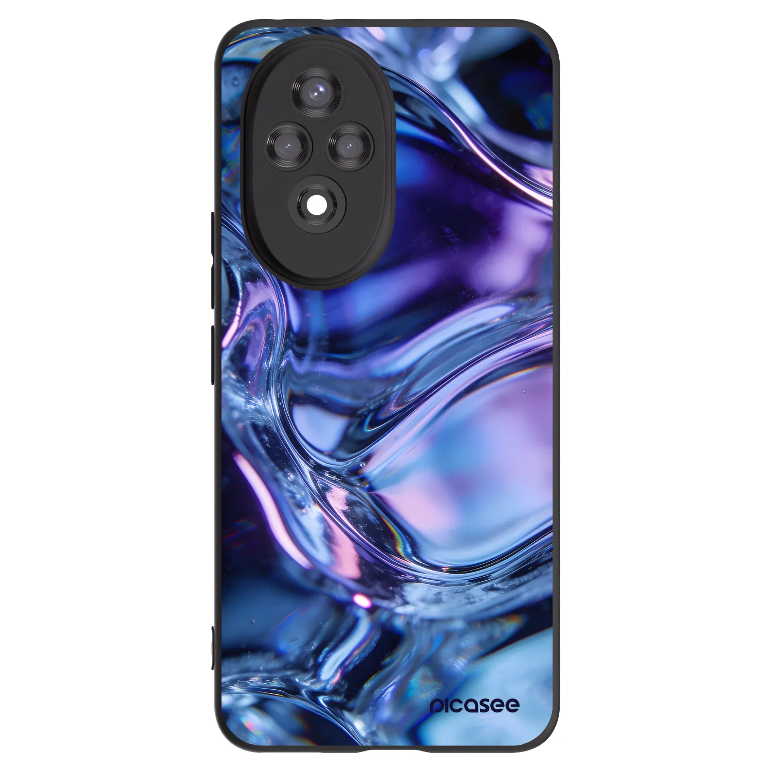 Picasee fekete szilikon tok az alábbi mobiltelefonokra Honor 200 5G - Iris liquid