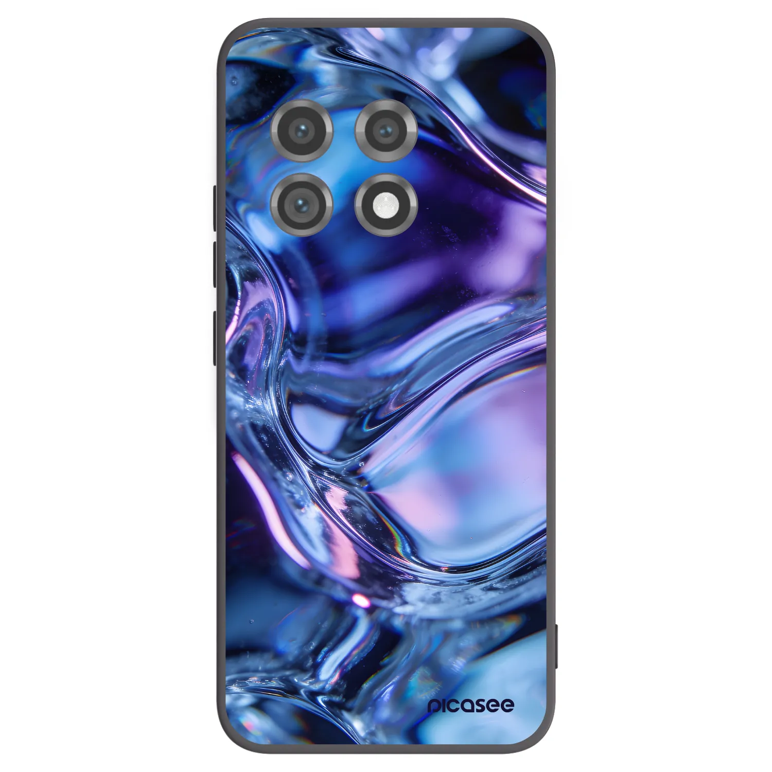 Picasee fekete szilikon tok az alábbi mobiltelefonokra OnePlus 11 5G - Iris liquid
