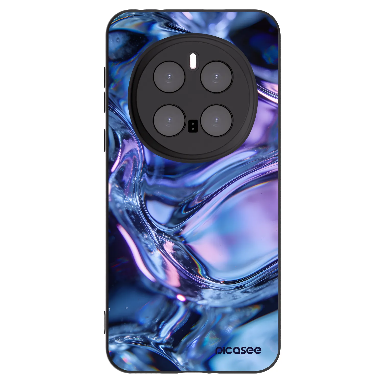 Picasee fekete szilikon tok az alábbi mobiltelefonokra Honor Magic7 Pro 5G - Iris liquid