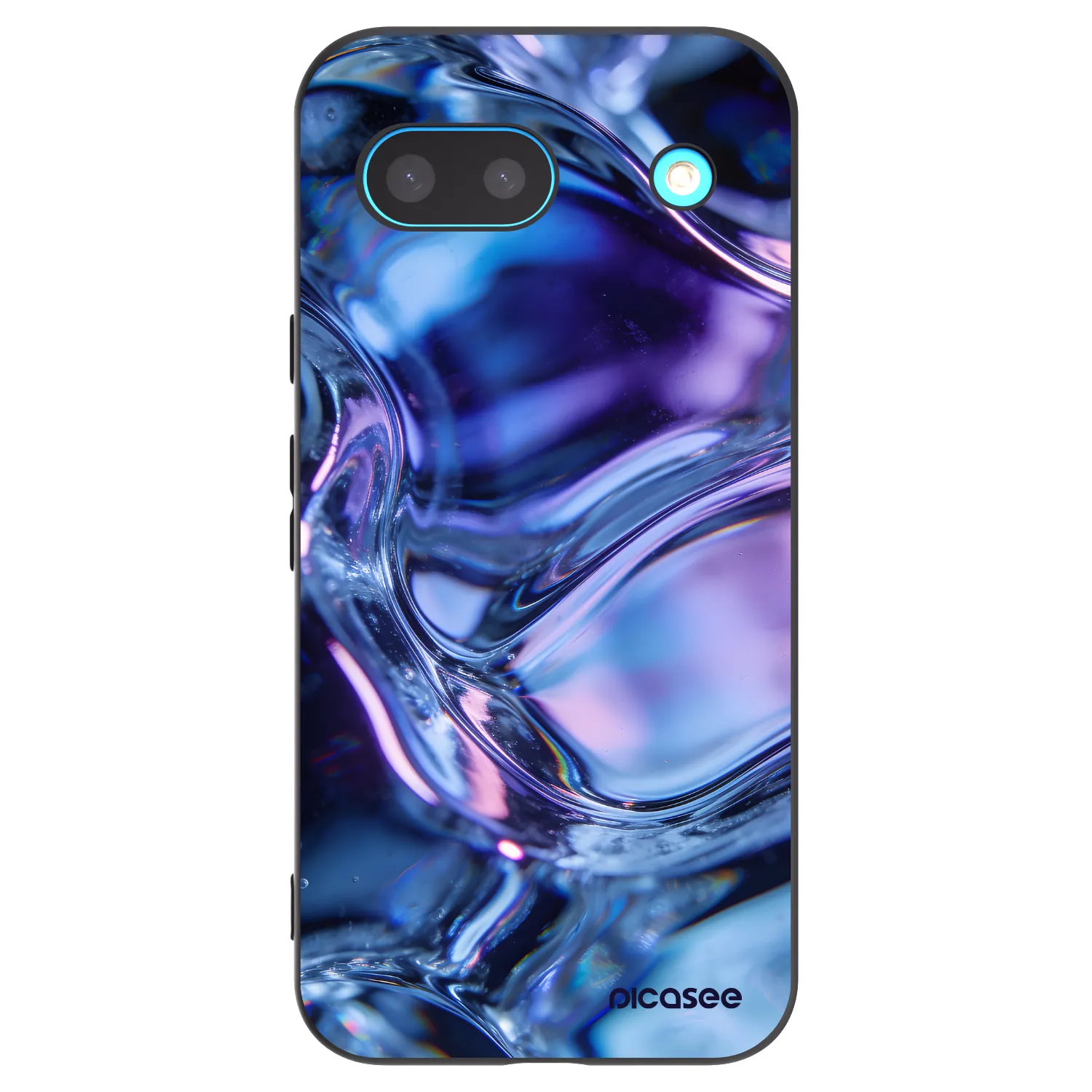 Picasee fekete szilikon tok az alábbi mobiltelefonokra Google Pixel 8a - Iris liquid