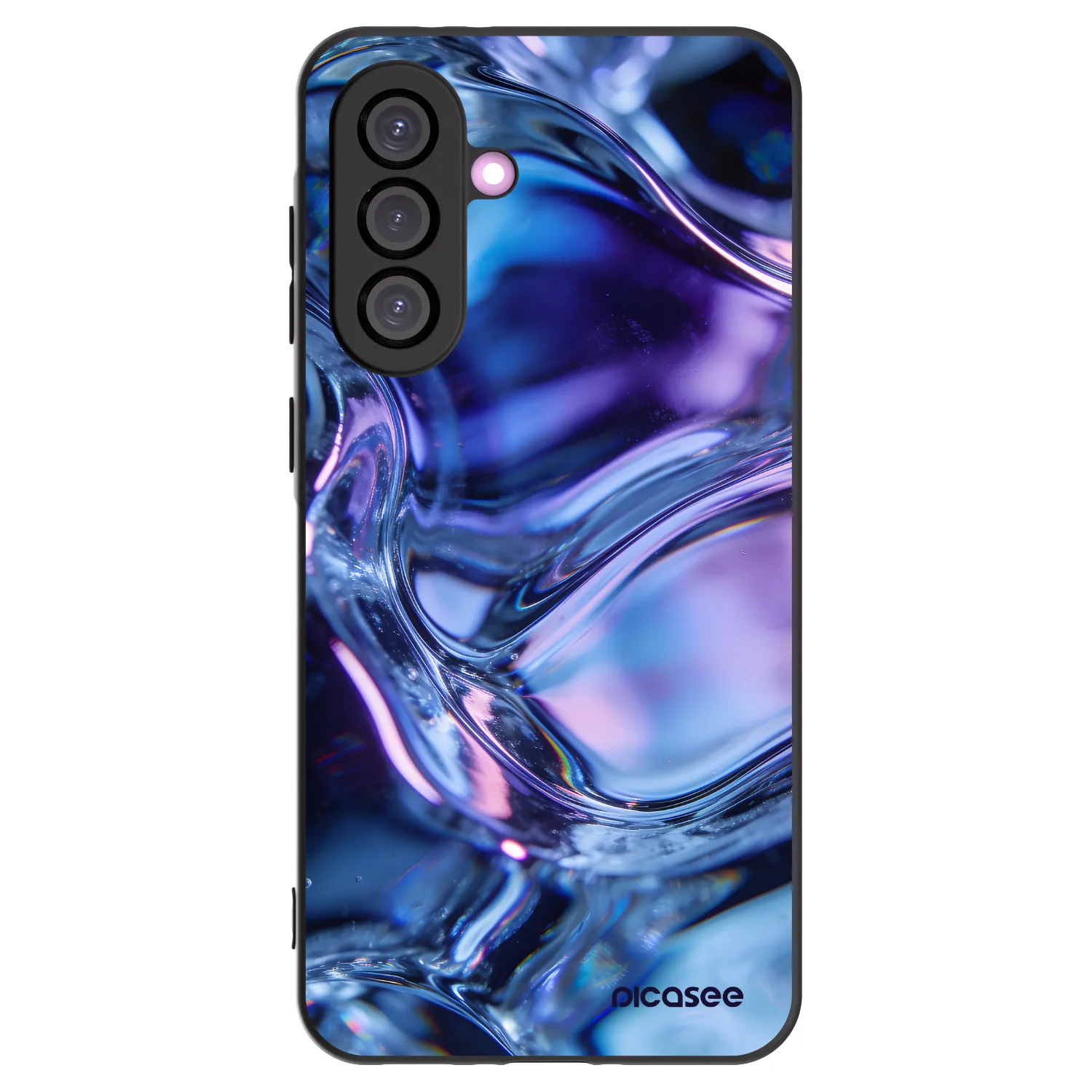 Picasee fekete szilikon tok az alábbi mobiltelefonokra Samsung Galaxy A36 5G - Iris liquid