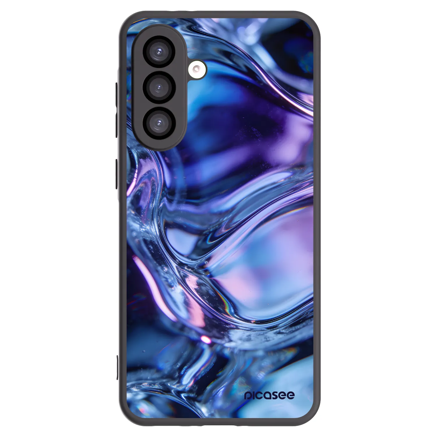 Picasee fekete szilikon tok az alábbi mobiltelefonokra Samsung Galaxy A26 5G A266B - Iris liquid