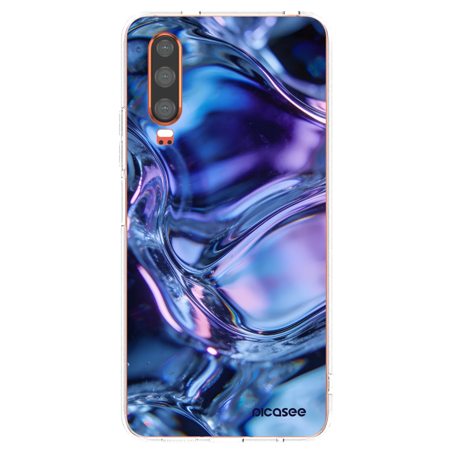 Picasee átlátszó szilikon tok az alábbi mobiltelefonokra Huawei P30 - Iris liquid