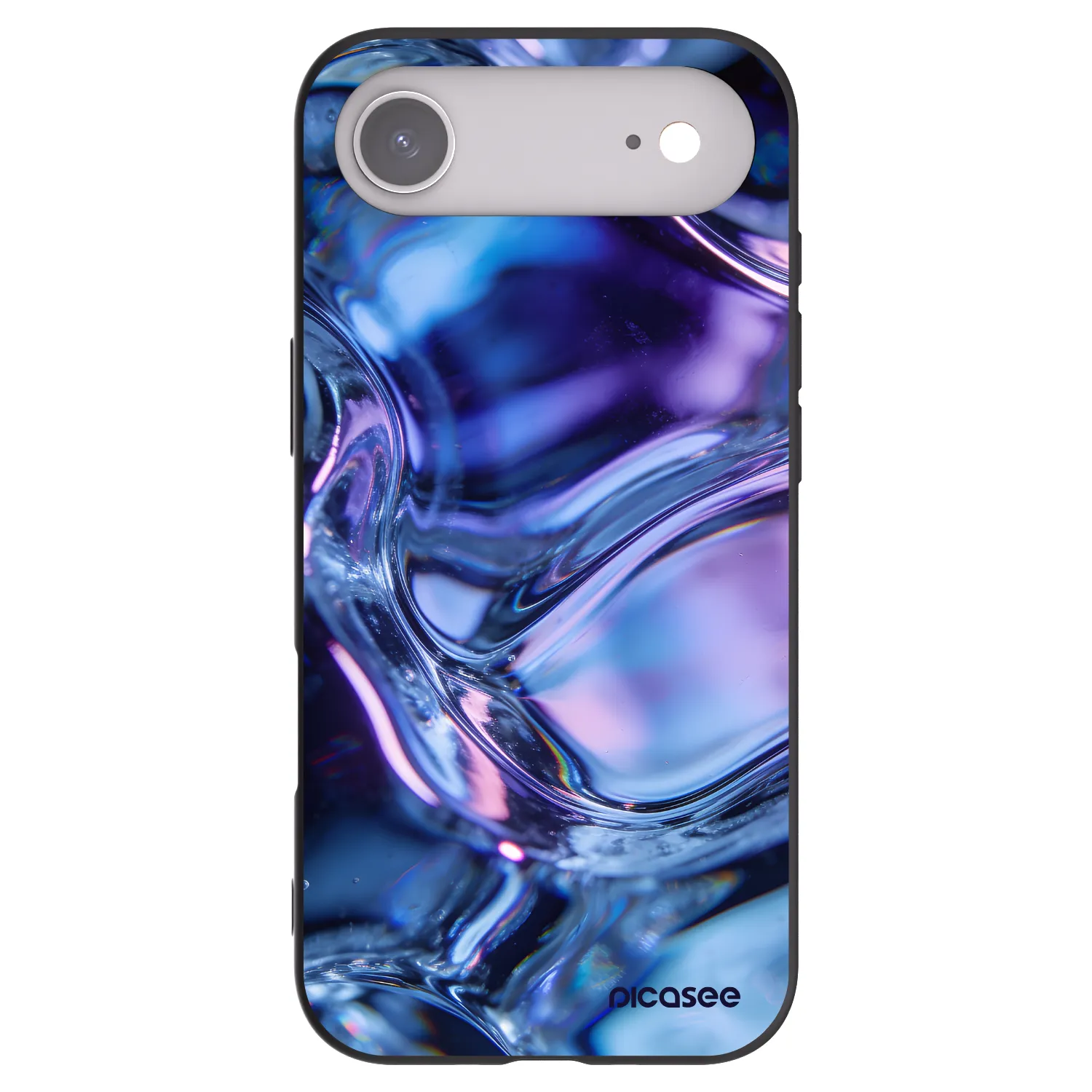 Picasee fekete szilikon tok az alábbi mobiltelefonokra Apple iPhone Air - Iris liquid