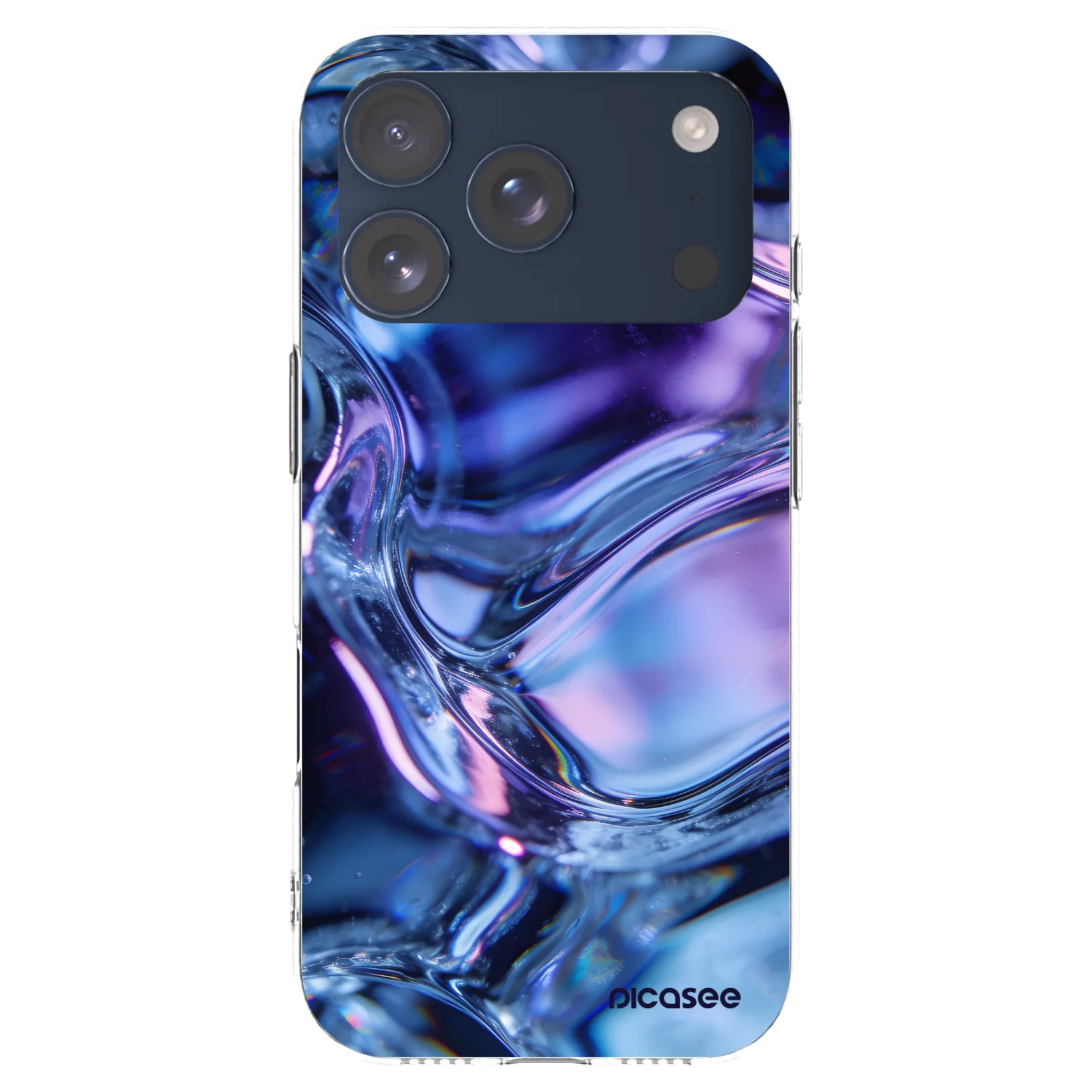 Picasee átlátszó szilikon tok az alábbi mobiltelefonokra Apple iPhone 17 Pro - Iris liquid