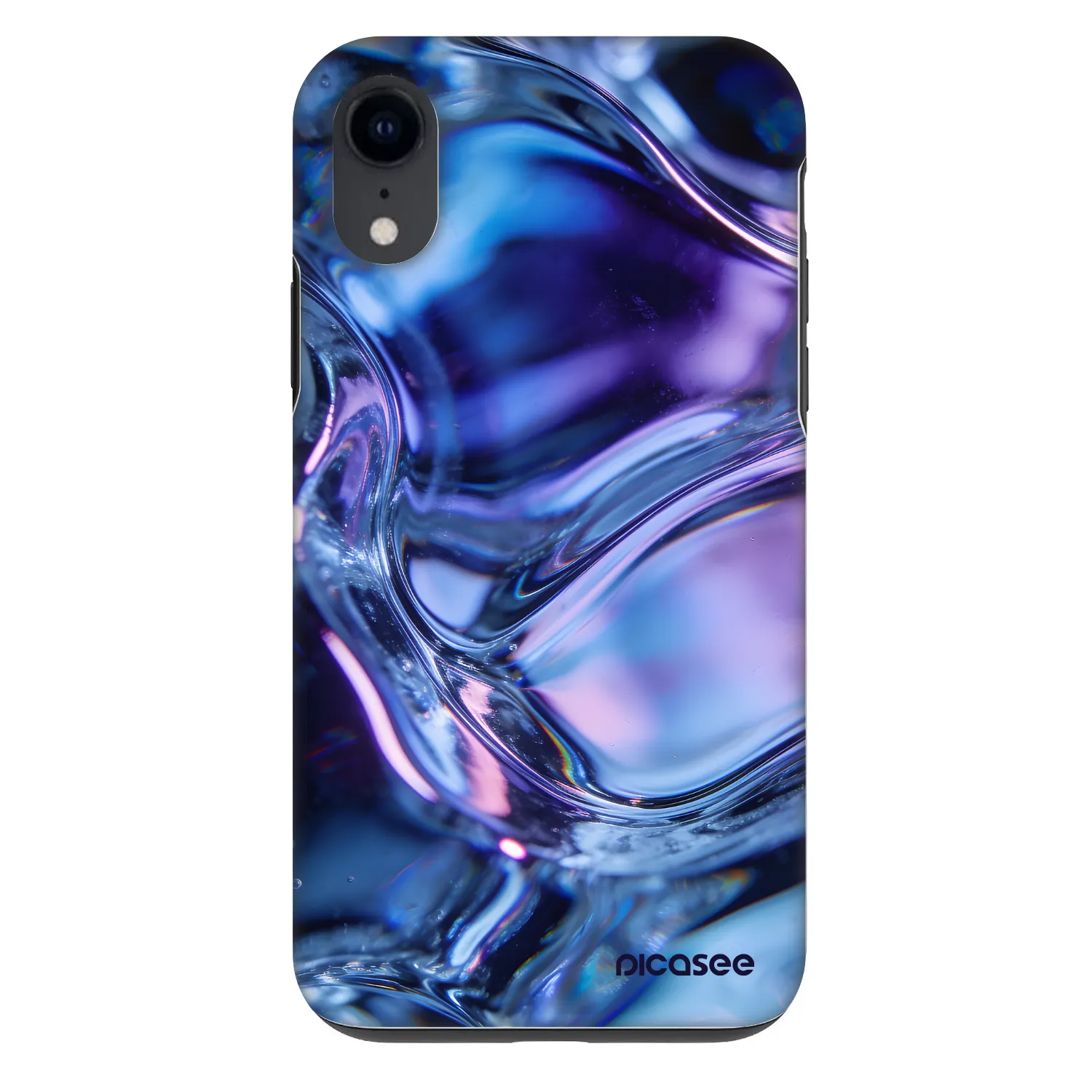 Picasee Fashion Case Apple iPhone XR - Iris liquid