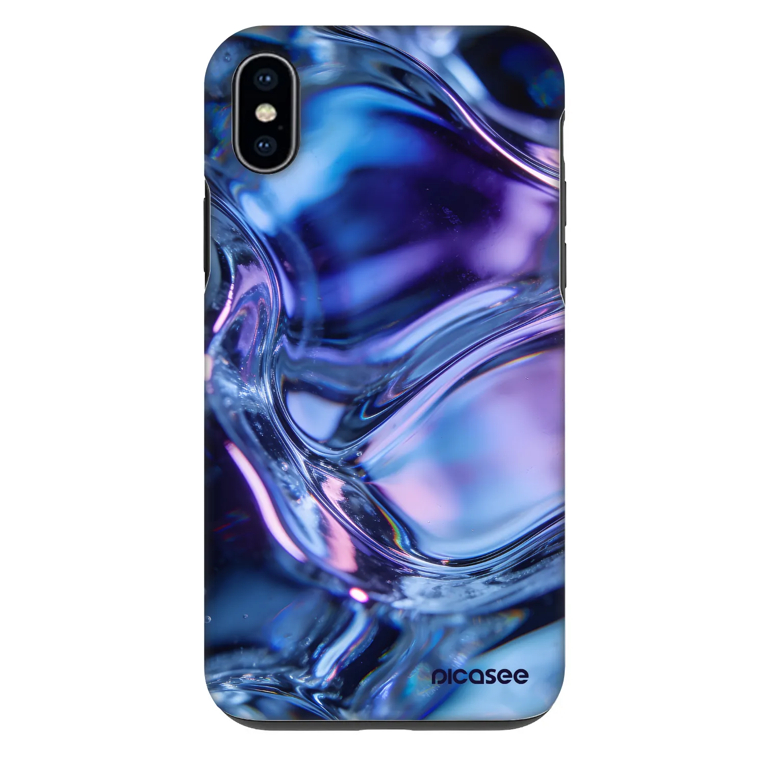 Picasee Fashion Case Apple iPhone XS Max - Iris liquid