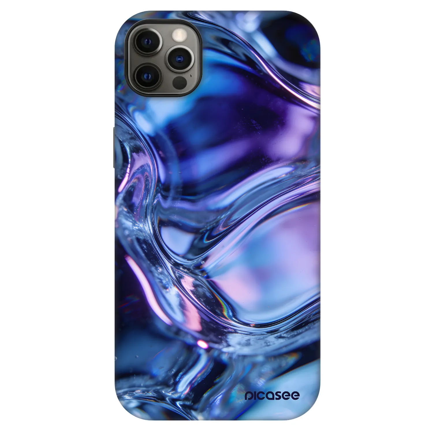 Picasee Fashion Case MagSafe Apple iPhone 12 Pro Max - Iris liquid