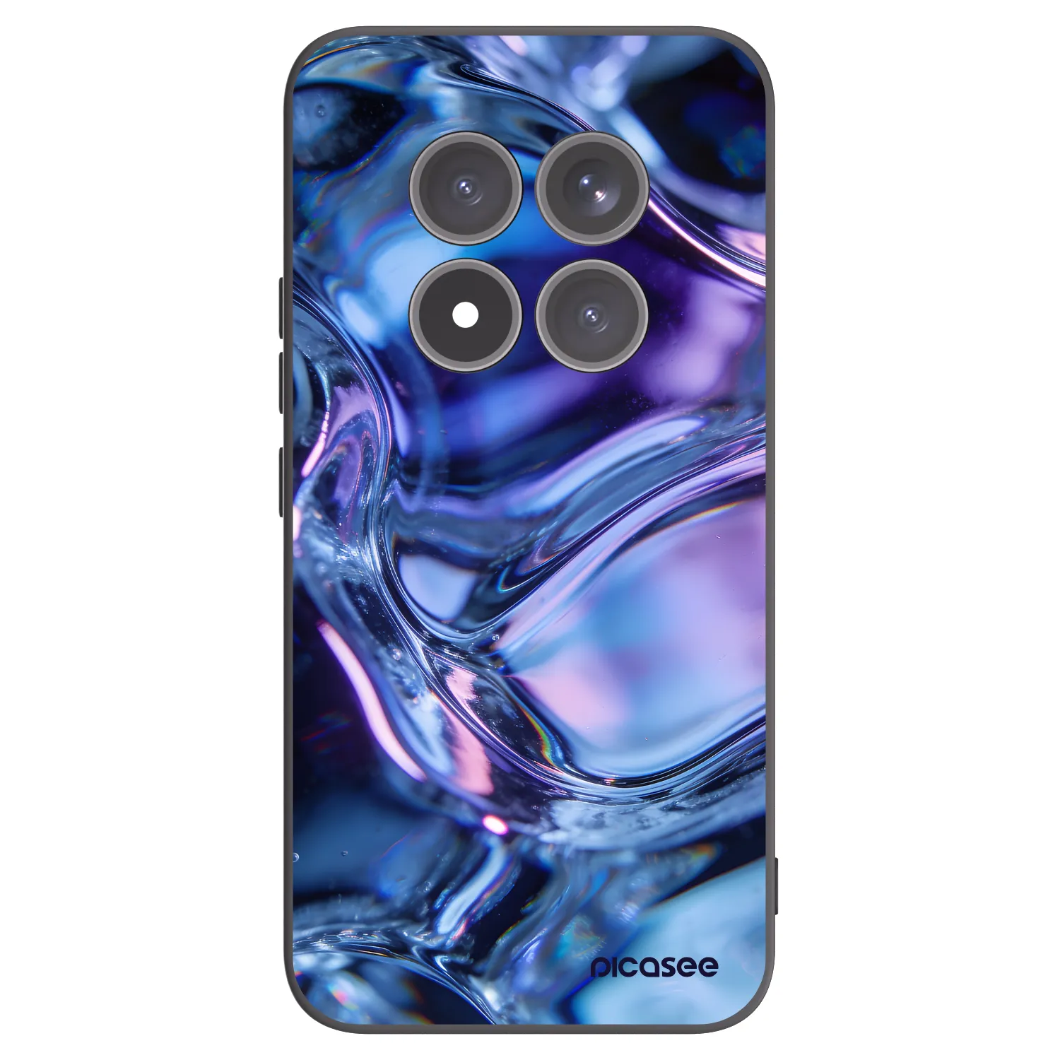 Picasee fekete szilikon tok az alábbi mobiltelefonokra Xiaomi Redmi Note 15 Pro+ - Iris liquid