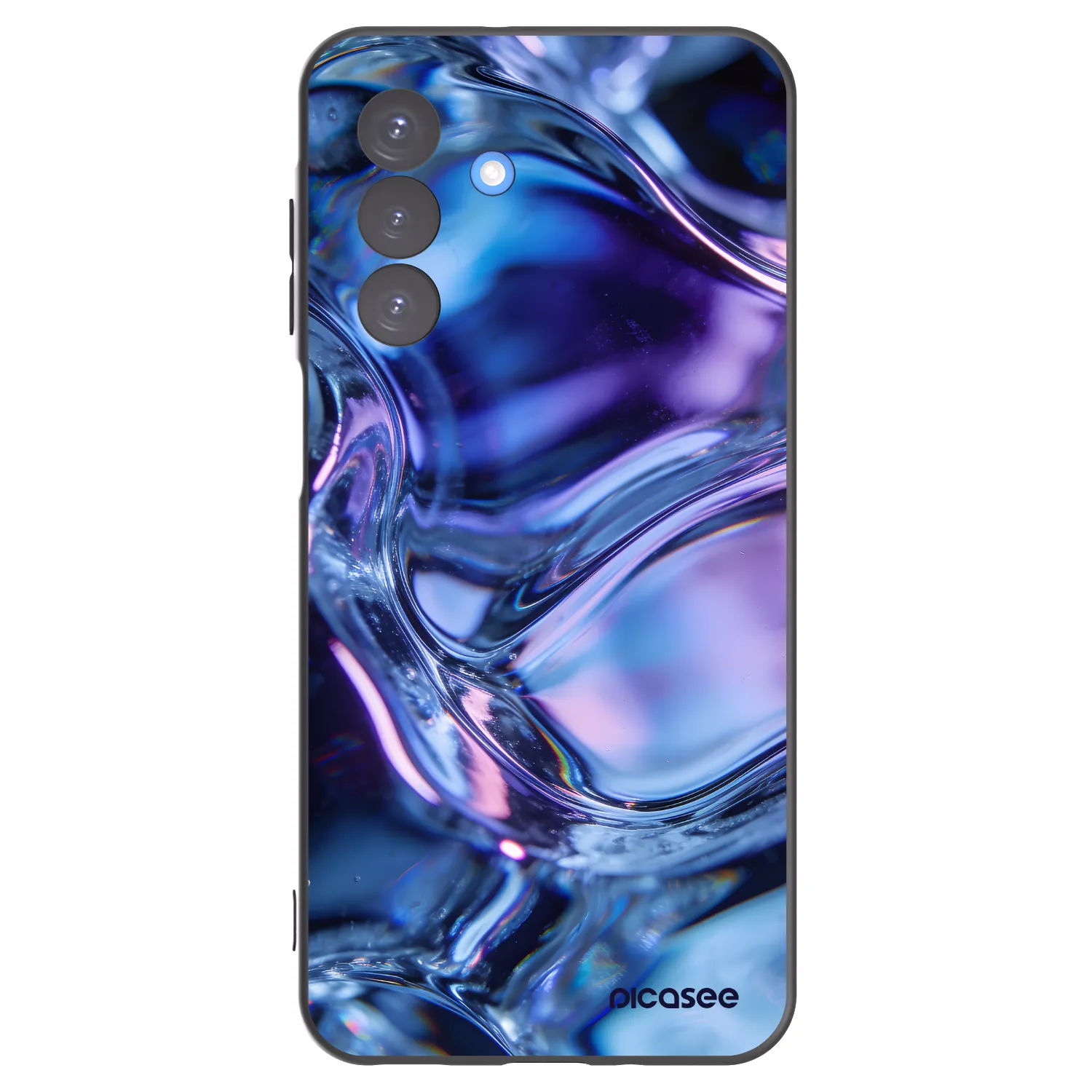 Picasee fekete szilikon tok az alábbi mobiltelefonokra Samsung Galaxy A17 5G - Iris liquid