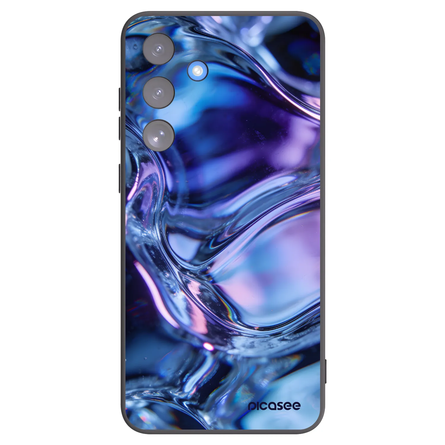 Picasee fekete szilikon tok az alábbi mobiltelefonokra Samsung Galaxy S25 FE 5G - Iris liquid