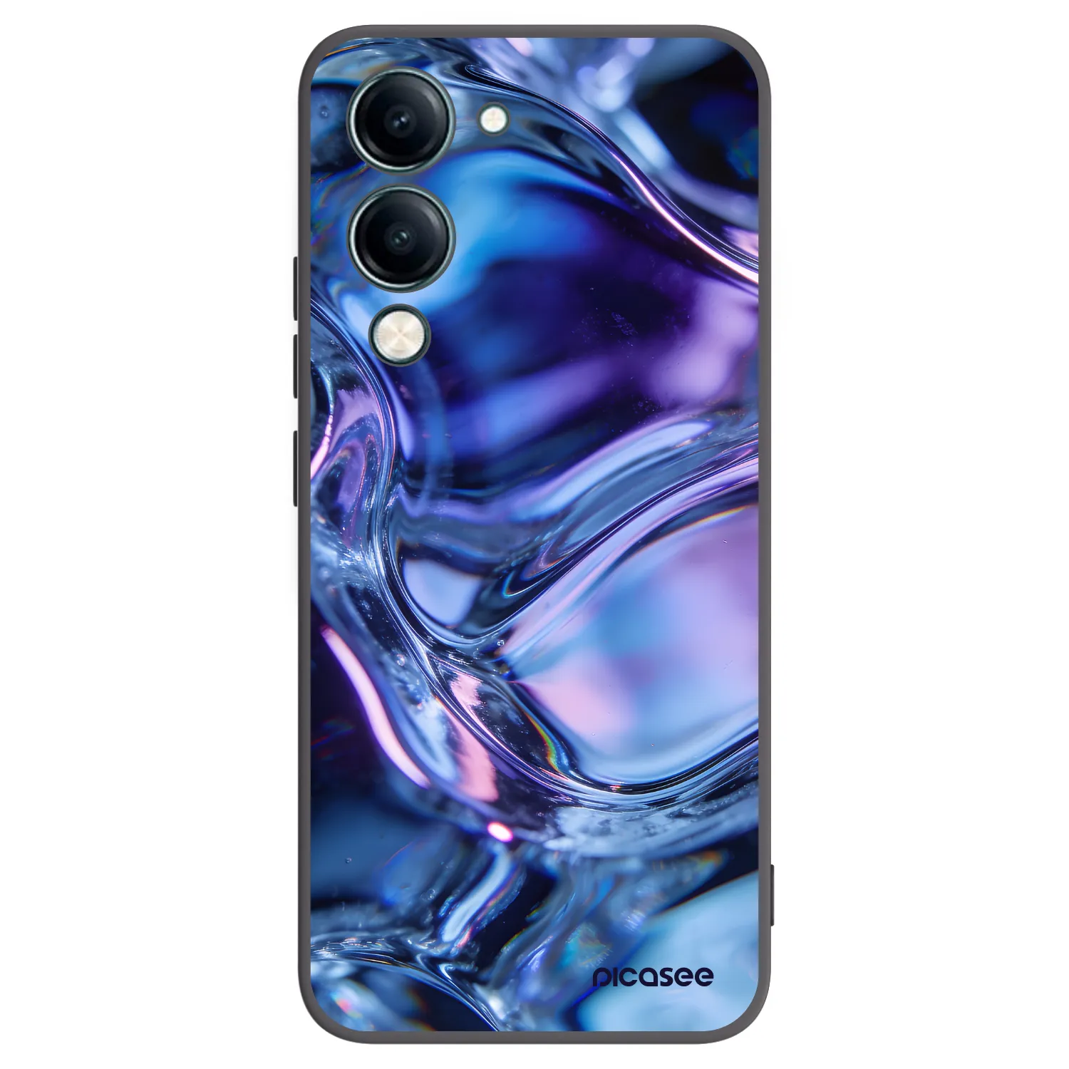Picasee fekete szilikon tok az alábbi mobiltelefonokra Vivo Y29s 5G - Iris liquid