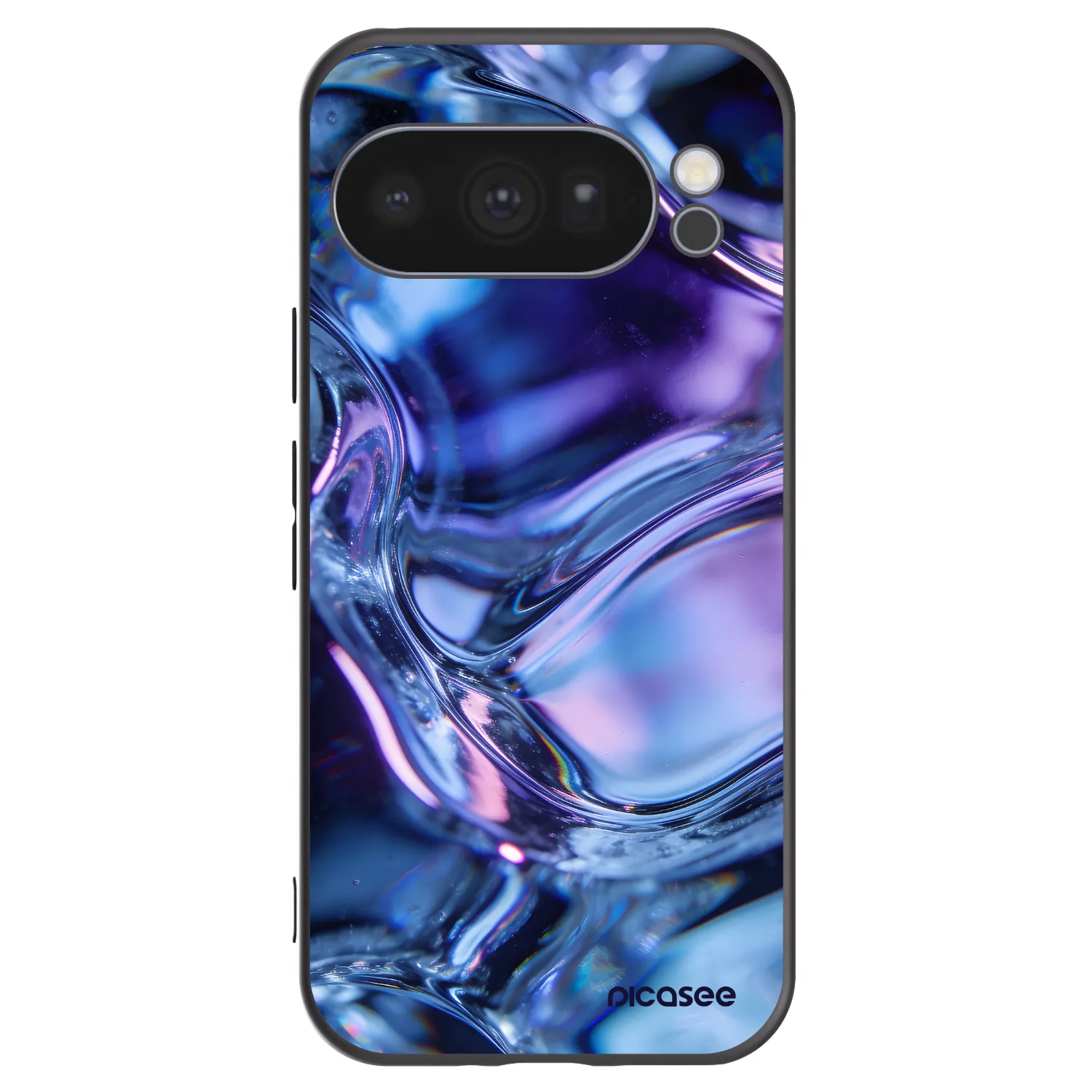 Picasee fekete szilikon tok az alábbi mobiltelefonokra Google Pixel 10 Pro - Iris liquid