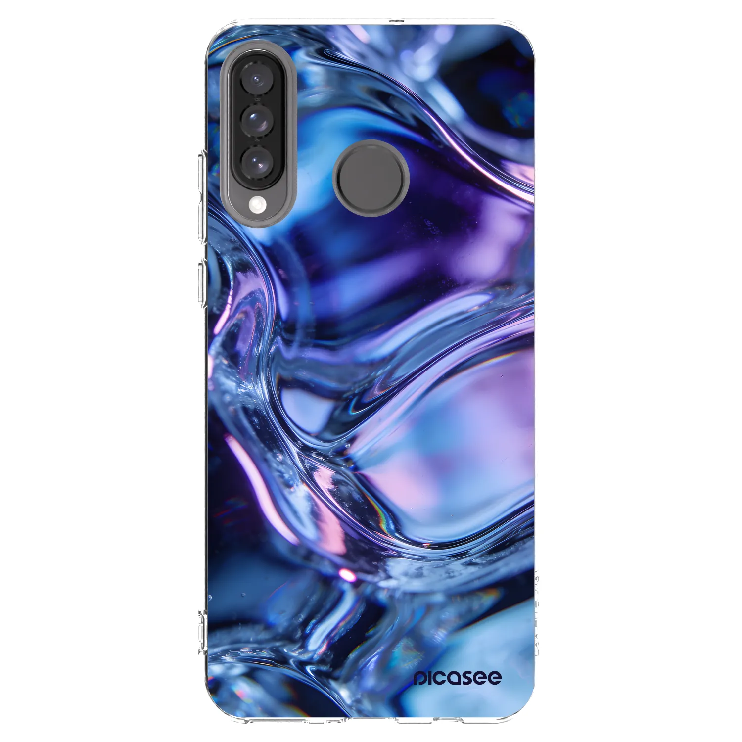 Picasee átlátszó szilikon tok az alábbi mobiltelefonokra Huawei P30 Lite - Iris liquid