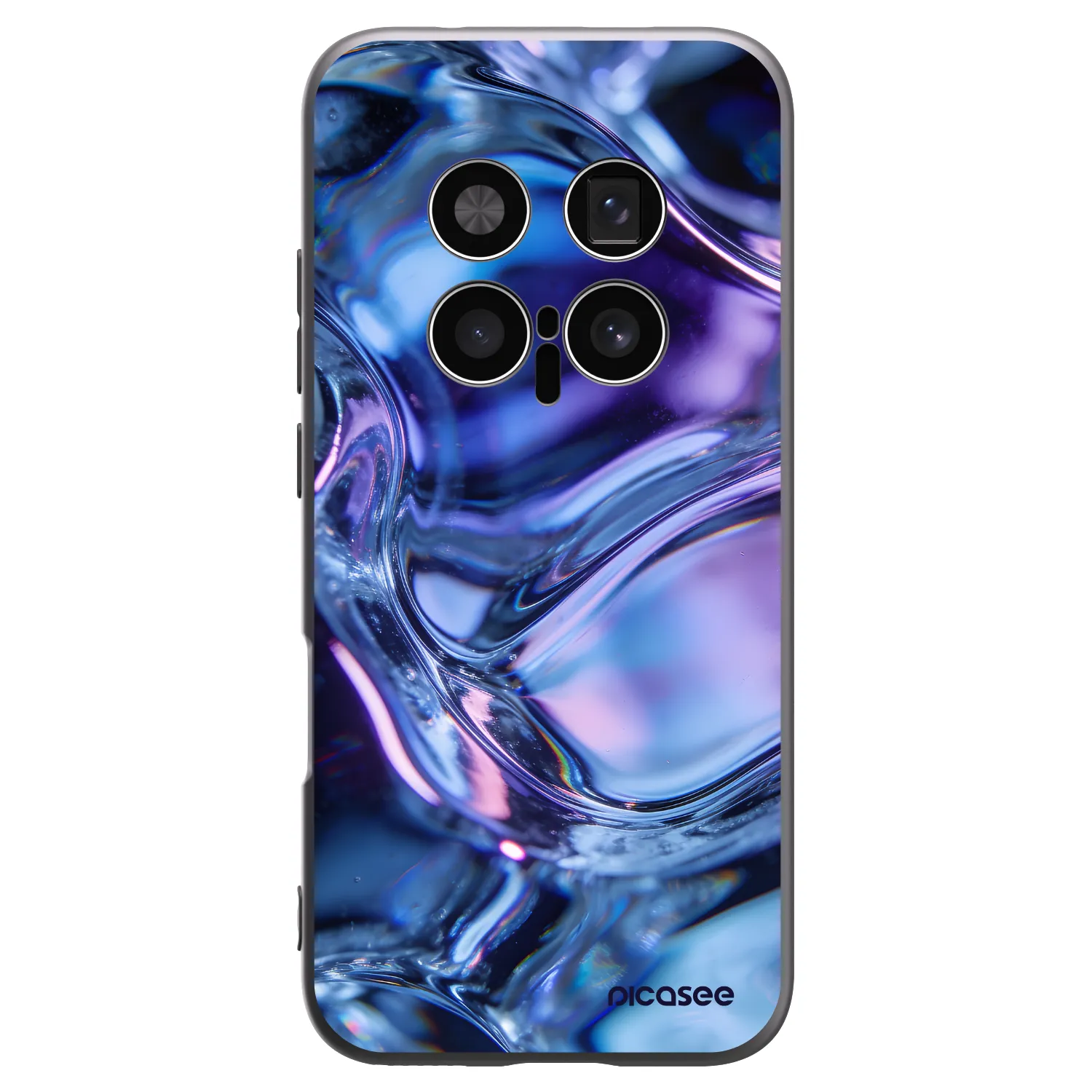 Picasee fekete szilikon tok az alábbi mobiltelefonokra Honor Magic8 Pro 5G - Iris liquid