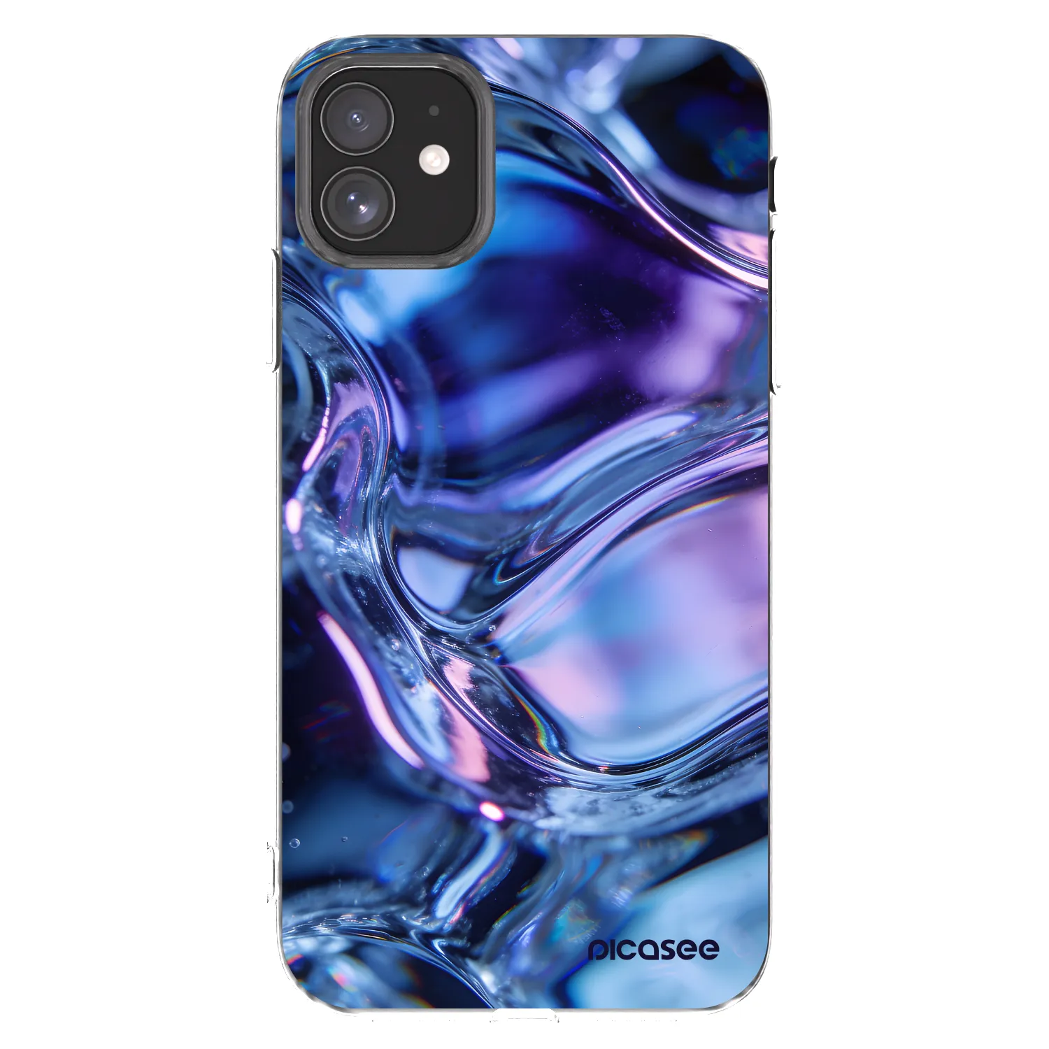 Picasee átlátszó szilikon tok az alábbi mobiltelefonokra Apple iPhone 11 - Iris liquid