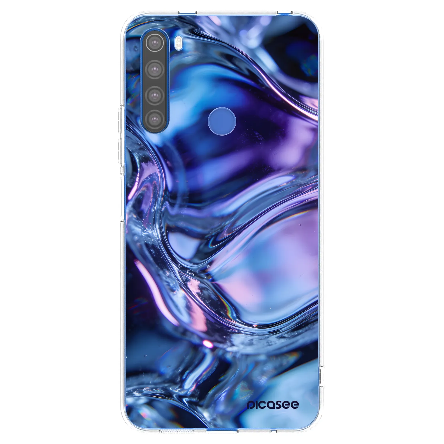 Picasee átlátszó szilikon tok az alábbi mobiltelefonokra Xiaomi Redmi Note 8T - Iris liquid