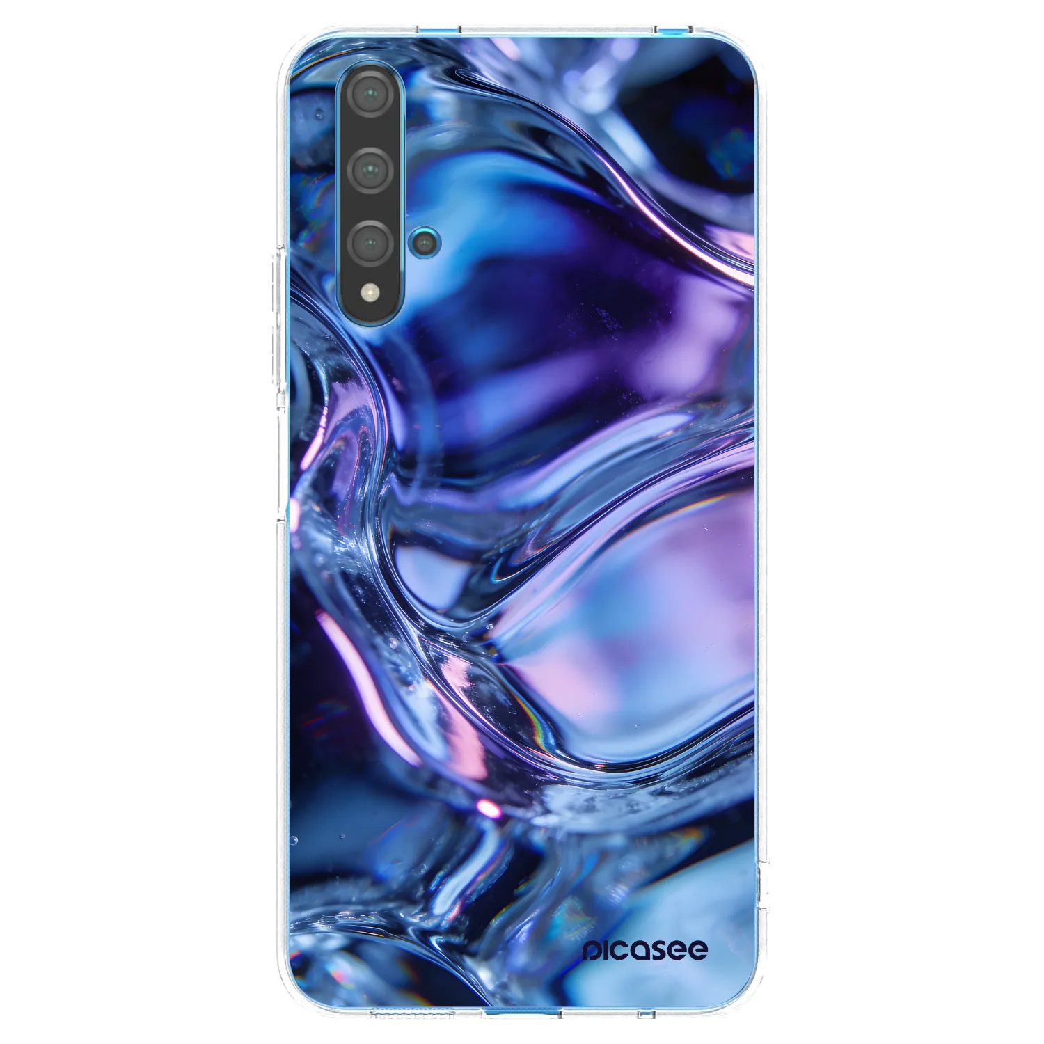 Picasee átlátszó szilikon tok az alábbi mobiltelefonokra Huawei Nova 5T - Iris liquid