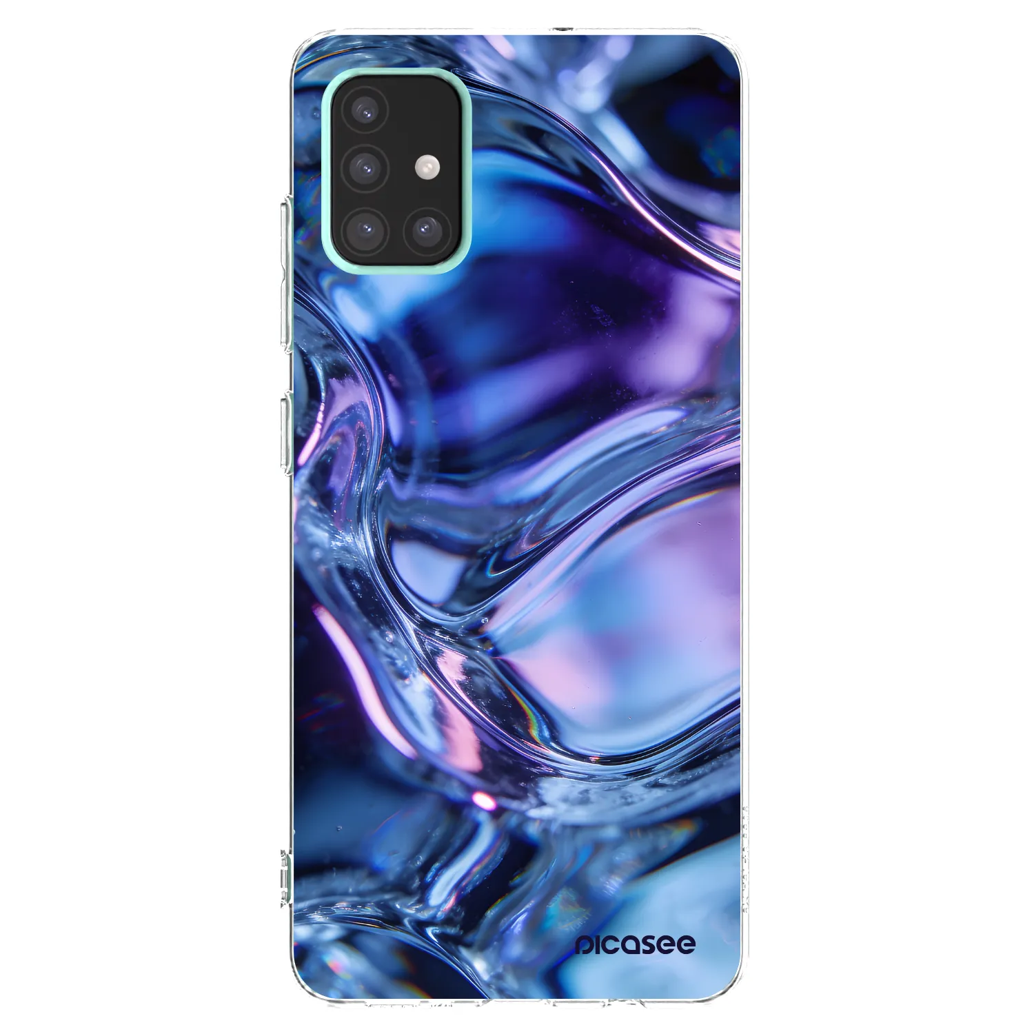 Picasee átlátszó szilikon tok az alábbi mobiltelefonokra Samsung Galaxy A51 A515F - Iris liquid