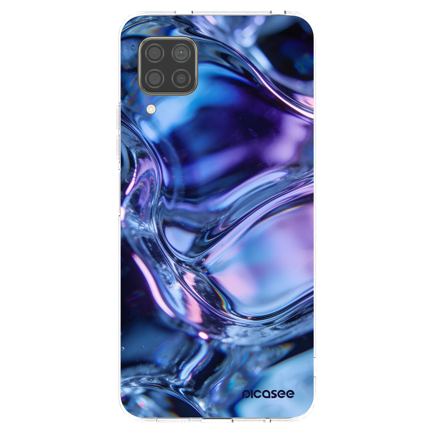 Picasee átlátszó szilikon tok az alábbi mobiltelefonokra Huawei P40 Lite - Iris liquid
