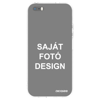 Picasee átlátszó szilikon tok az alábbi mobiltelefonokra Apple iPhone 5/5S/SE - Saját fotó/motívum