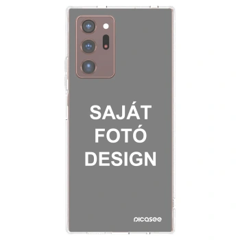 Picasee átlátszó szilikon tok az alábbi mobiltelefonokra Samsung Galaxy Note 20 Ultra - Saját fotó/motívum