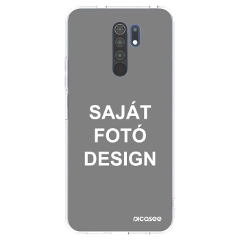 Picasee átlátszó szilikon tok az alábbi mobiltelefonokra Xiaomi Redmi 9 - Saját fotó/motívum