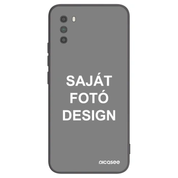 Picasee fekete szilikon tok az alábbi mobiltelefonokra Xiaomi Poco M3 - Saját fotó/motívum