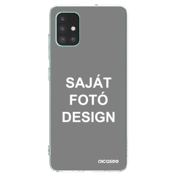 Picasee átlátszó szilikon tok az alábbi mobiltelefonokra Samsung Galaxy M51 M515F - Saját fotó/motívum