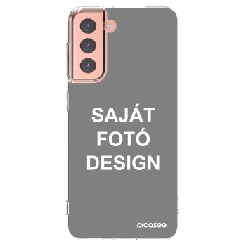 Picasee átlátszó szilikon tok az alábbi mobiltelefonokra Samsung Galaxy S21 5G G991B - Saját fotó/motívum
