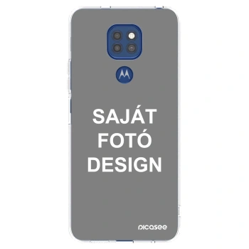 Picasee átlátszó szilikon tok az alábbi mobiltelefonokra Motorola Moto G9 Play - Saját fotó/motívum