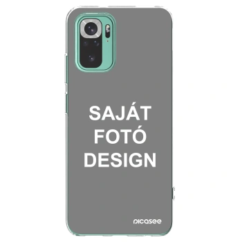 Picasee átlátszó szilikon tok az alábbi mobiltelefonokra Xiaomi Redmi Note 10 Pro - Saját fotó/motívum