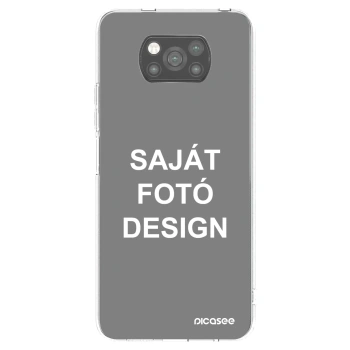 Picasee fekete szilikon tok az alábbi mobiltelefonokra Xiaomi Poco X3 Pro - Saját fotó/motívum