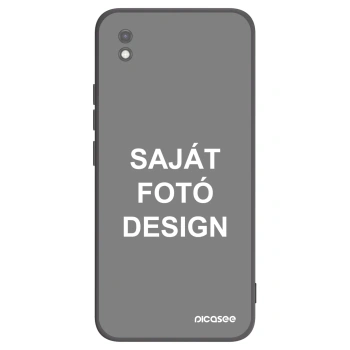 Picasee fekete szilikon tok az alábbi mobiltelefonokra Xiaomi Redmi 9AT - Saját fotó/motívum