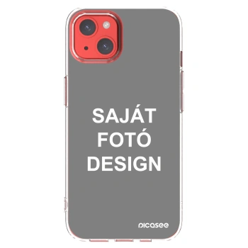 Picasee átlátszó szilikon tok az alábbi mobiltelefonokra Apple iPhone 13 - Saját fotó/motívum