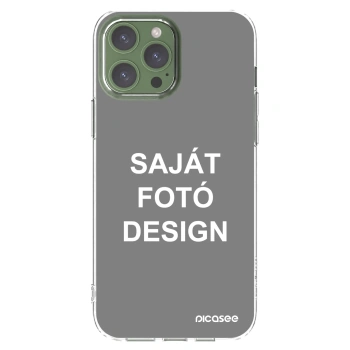 Picasee átlátszó szilikon tok az alábbi mobiltelefonokra Apple iPhone 13 Pro Max - Saját fotó/motívum