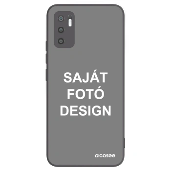 Picasee fekete szilikon tok az alábbi mobiltelefonokra Xiaomi Redmi Note 10 5G - Saját fotó/motívum