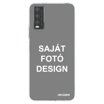 Picasee átlátszó szilikon tok az alábbi mobiltelefonokra Vivo Y20s - Saját fotó/motívum