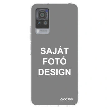 Picasee átlátszó szilikon tok az alábbi mobiltelefonokra Vivo X60 Pro 5G - Saját fotó/motívum