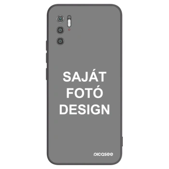 Picasee fekete szilikon tok az alábbi mobiltelefonokra Xiaomi Poco M3 Pro 5G - Saját fotó/motívum