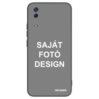 Picasee fekete szilikon tok az alábbi mobiltelefonokra Vivo Y11s - Saját fotó/motívum