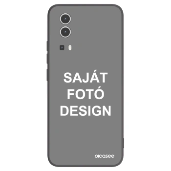 Picasee fekete szilikon tok az alábbi mobiltelefonokra Vivo Y72 5G - Saját fotó/motívum