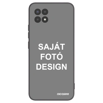 Picasee fekete szilikon tok az alábbi mobiltelefonokra Realme 8i - Saját fotó/motívum