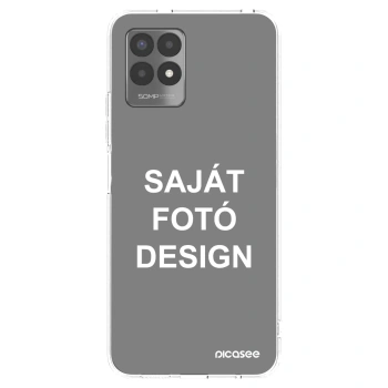 Picasee átlátszó szilikon tok az alábbi mobiltelefonokra Realme 8i - Saját fotó/motívum