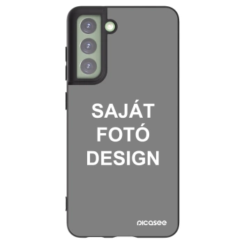 Picasee fekete szilikon tok az alábbi mobiltelefonokra Samsung Galaxy S21 FE 5G - Saját fotó/motívum