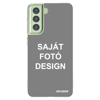 Picasee átlátszó szilikon tok az alábbi mobiltelefonokra Samsung Galaxy S21 FE 5G - Saját fotó/motívum